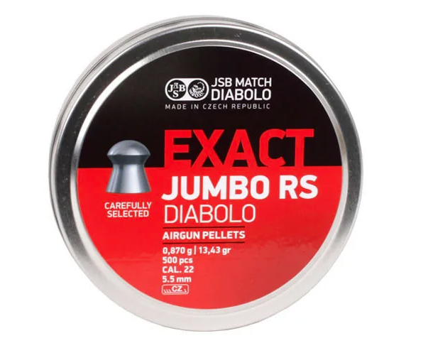 Пули пневматические JSB Exact Jumbo RS 5.52мм 0.87г. (500 шт.)