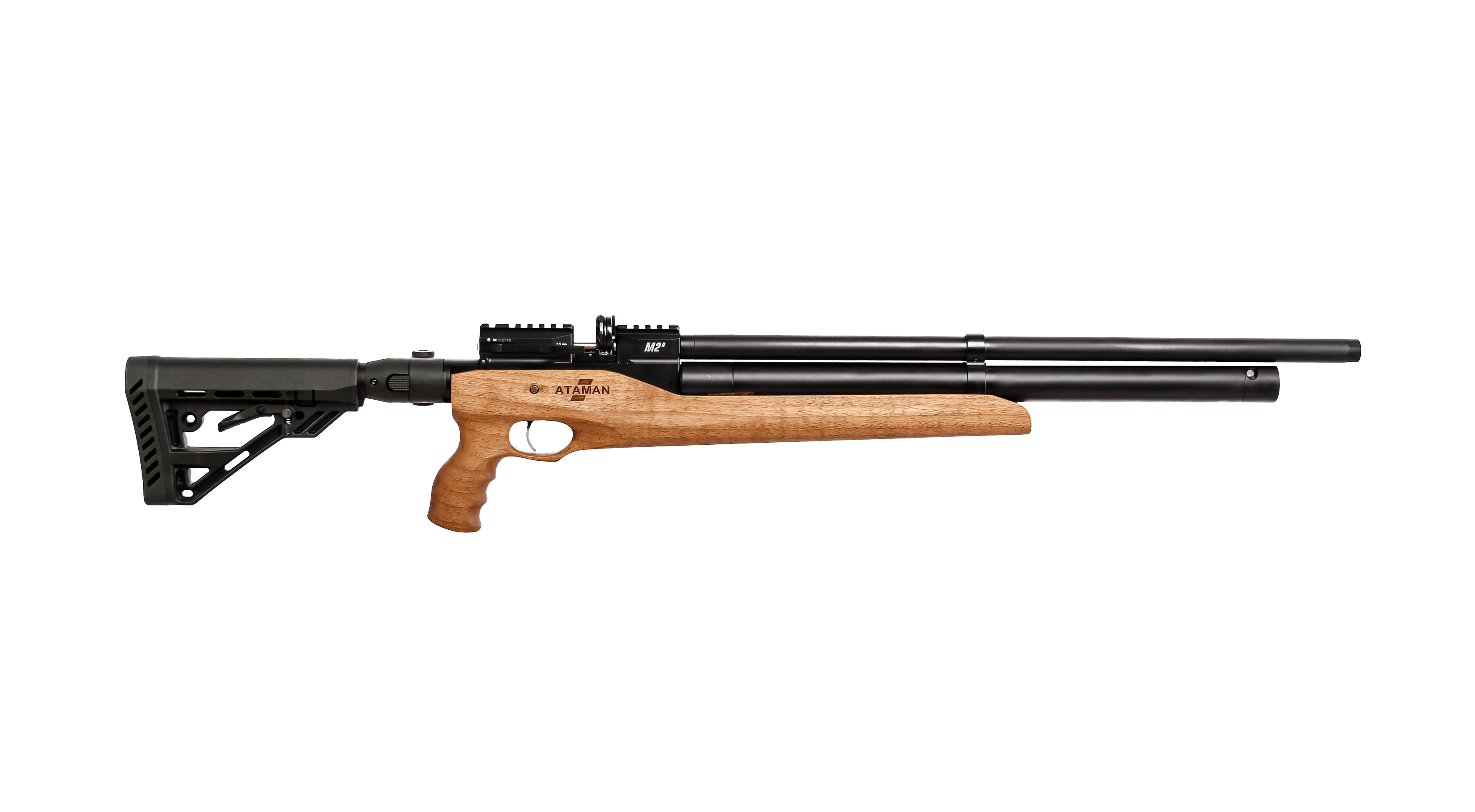 Пневматическая PCP винтовка ATAMAN M2R Карабин Тактик Тип 4, кал.9мм (Walnut)