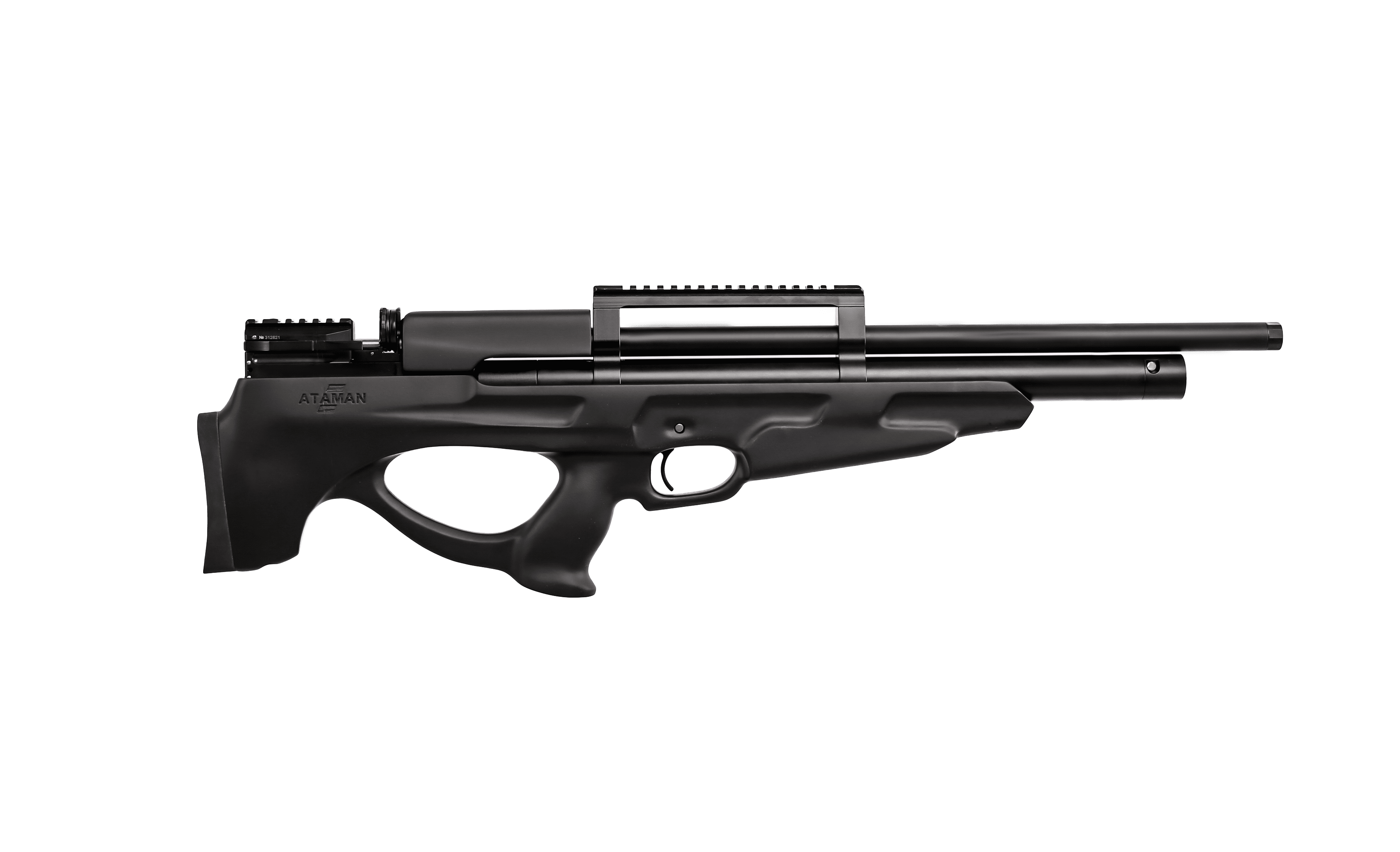Пневматическая PCP винтовка ATAMAN M2R Булл-пап Тип 2, кал.6,35мм (Soft-Touch Olive)