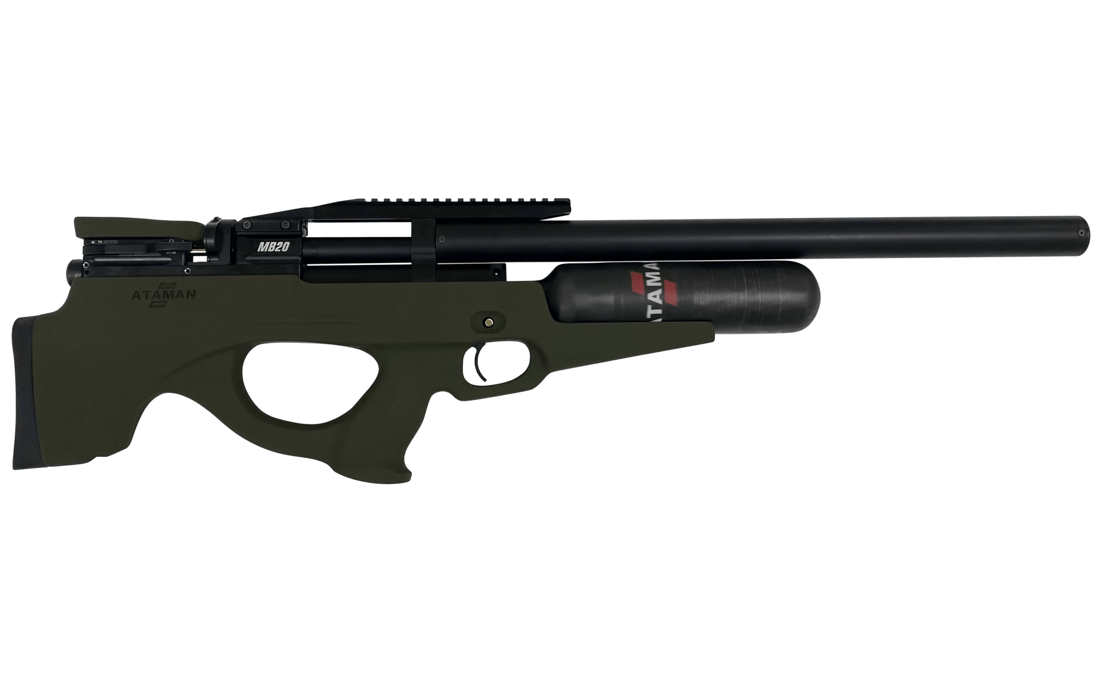 Пневматическая PCP винтовка ATAMAN Булл-пап MB20, кал.6,35мм (Laminate №9)