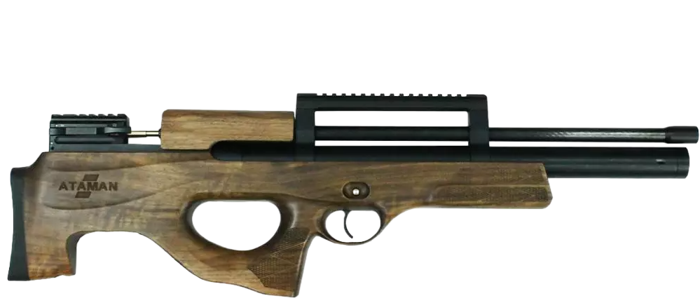 Пневматическая PCP винтовка ATAMAN Булл-пап ML15, кал.6,35мм (Soft-Touch Olive)